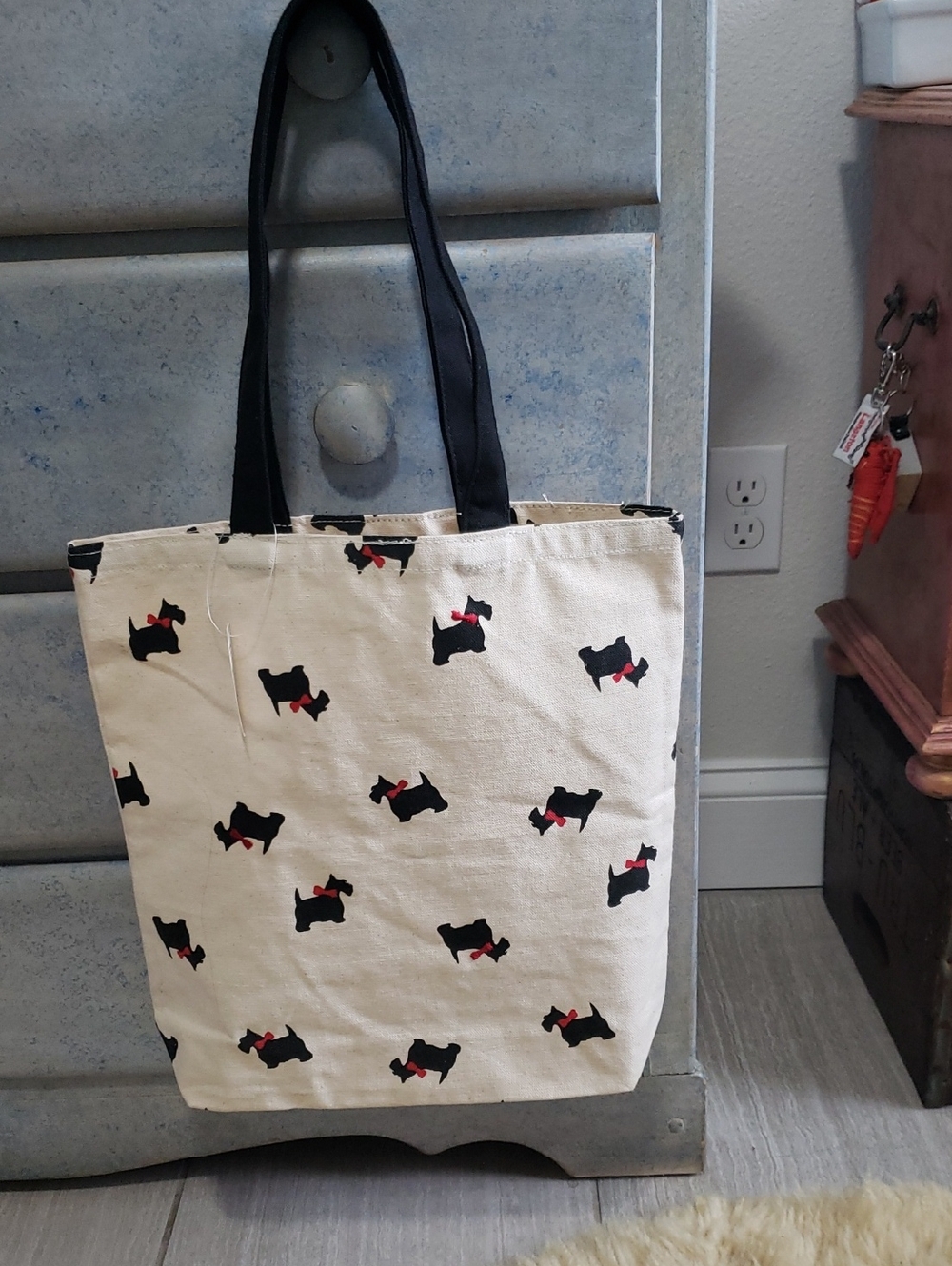 Scottie Dog Canvas Bag